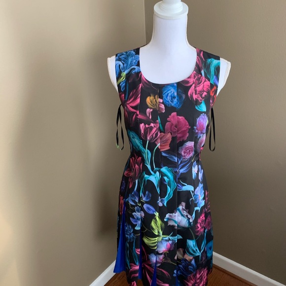 Ted Baker Edelfi Pleated Fit and Flare Dress - Picture 5 of 6